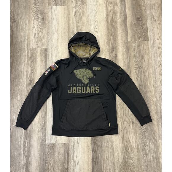 Nike Other - Jacksonville Jaguars Nike On Field Salute To Service Hoodie Mens Large L Black